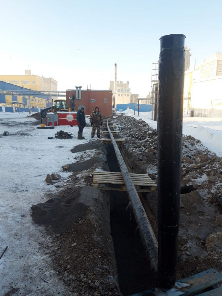 Реконструкция газораспределительных сетей ТОО JFOOD KAZAKHSTAN(Цесна Мак) г. Астана